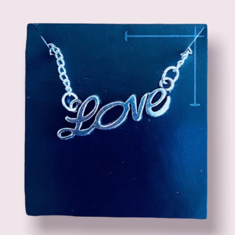 Silver Love Necklace